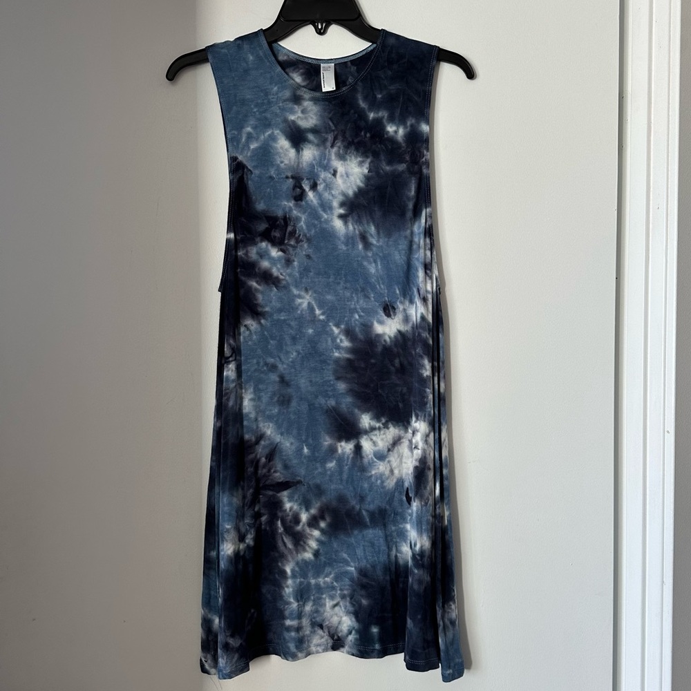 American Apparel Tie Dye Midi Dress